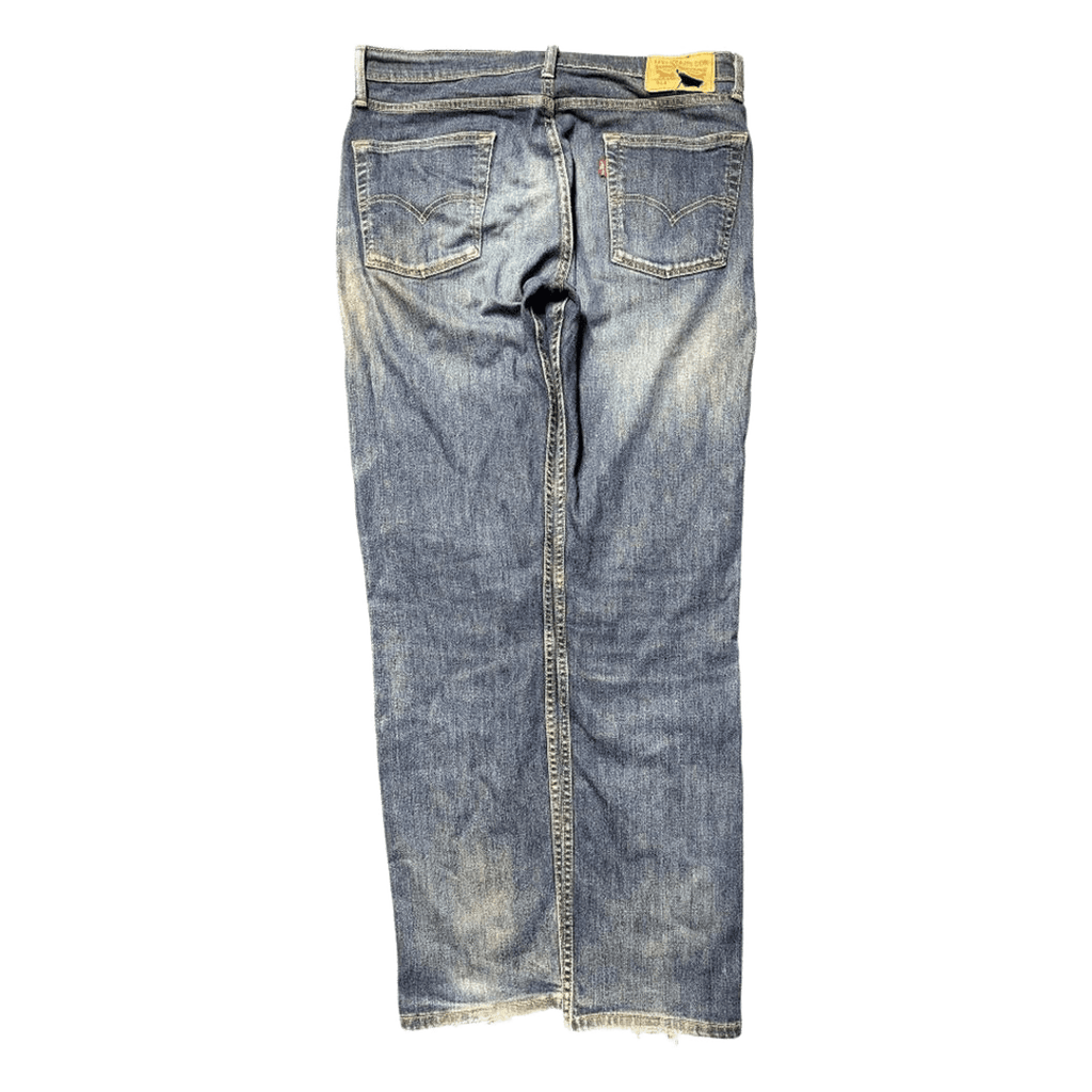 Levi's 527 Slim Bootcut Extra Ripped Denim Jean W33 L32