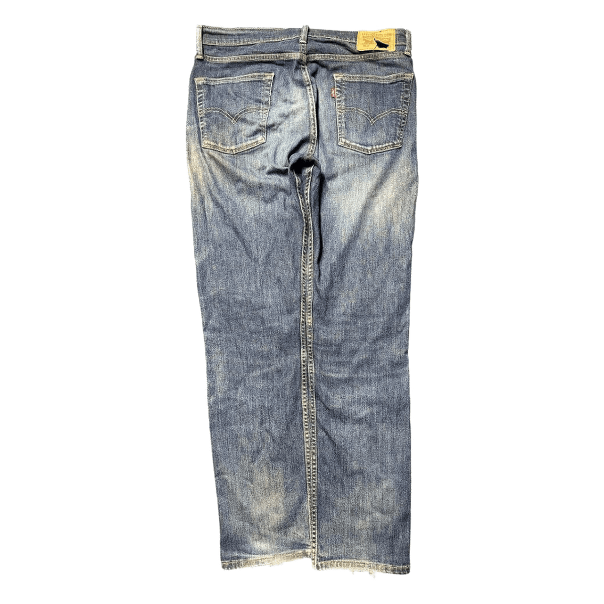 Levi's 527 Slim Bootcut Extra Ripped Denim Jean W33 L32