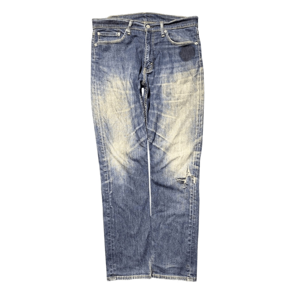 Levi's 527 Slim Bootcut Extra Ripped Denim Jean W33 L32