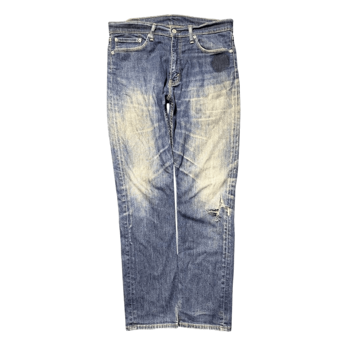 Levi's 527 Slim Bootcut Extra Ripped Denim Jean W33 L32
