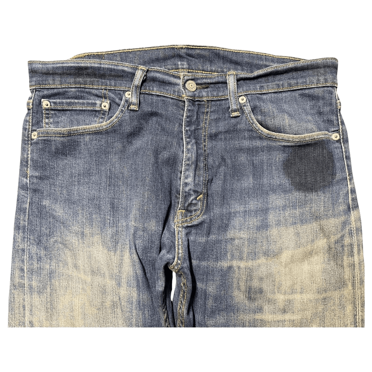 Levi's 527 Slim Bootcut Extra Ripped Denim Jean W33 L32