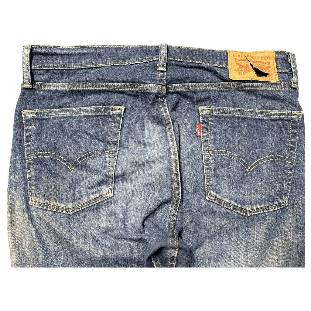 Levi's 527 Slim Bootcut Extra Ripped Denim Jean W33 L32