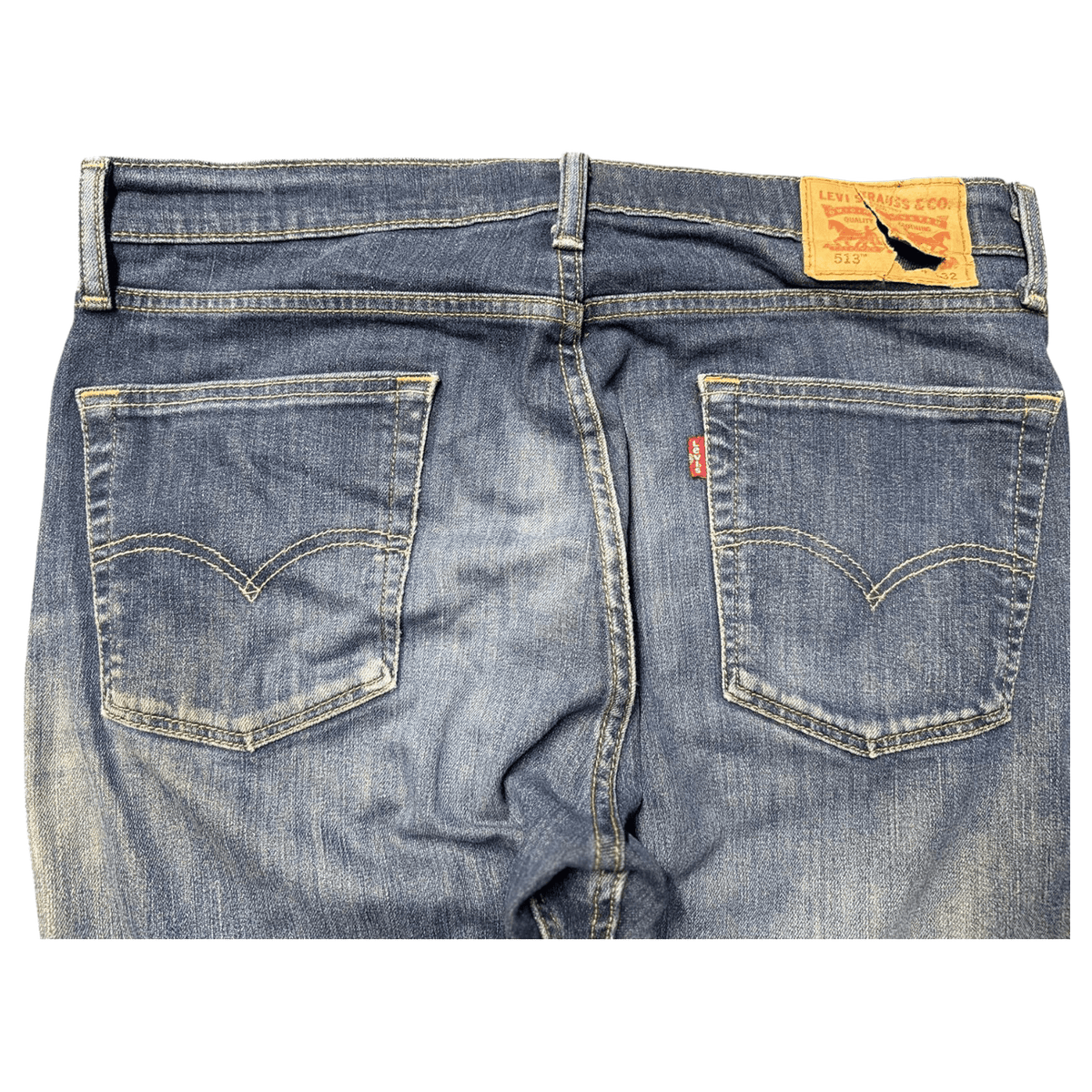 Levi's 527 Slim Bootcut Extra Ripped Denim Jean W33 L32