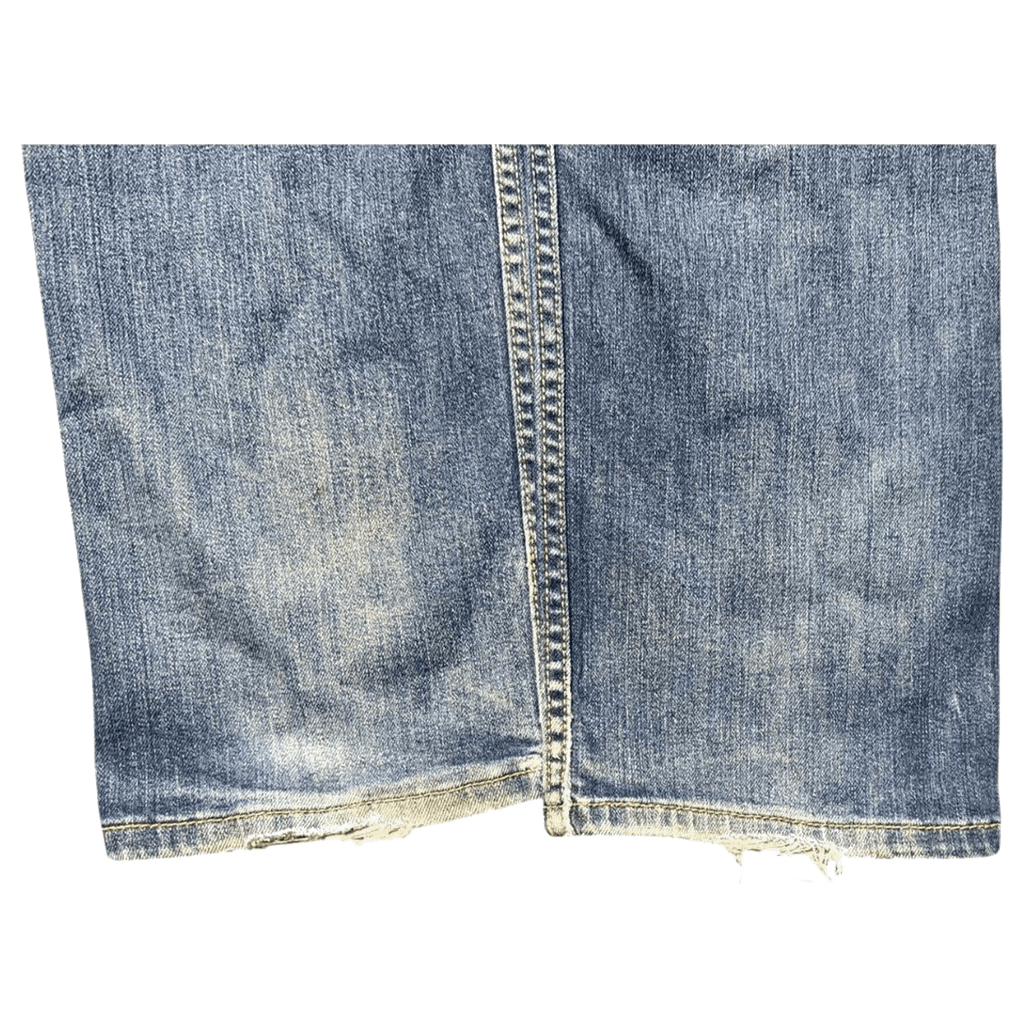 Levi's 527 Slim Bootcut Extra Ripped Denim Jean W33 L32