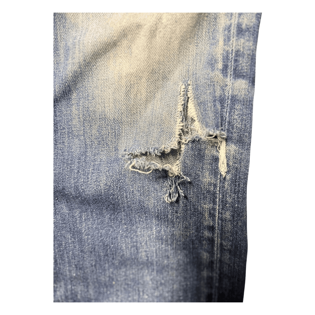 Levi's 527 Slim Bootcut Extra Ripped Denim Jean W33 L32