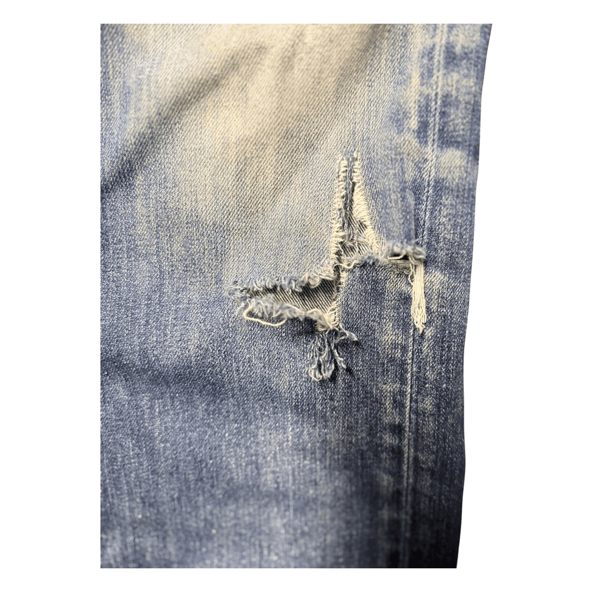 Levi's 527 Slim Bootcut Extra Ripped Denim Jean W33 L32