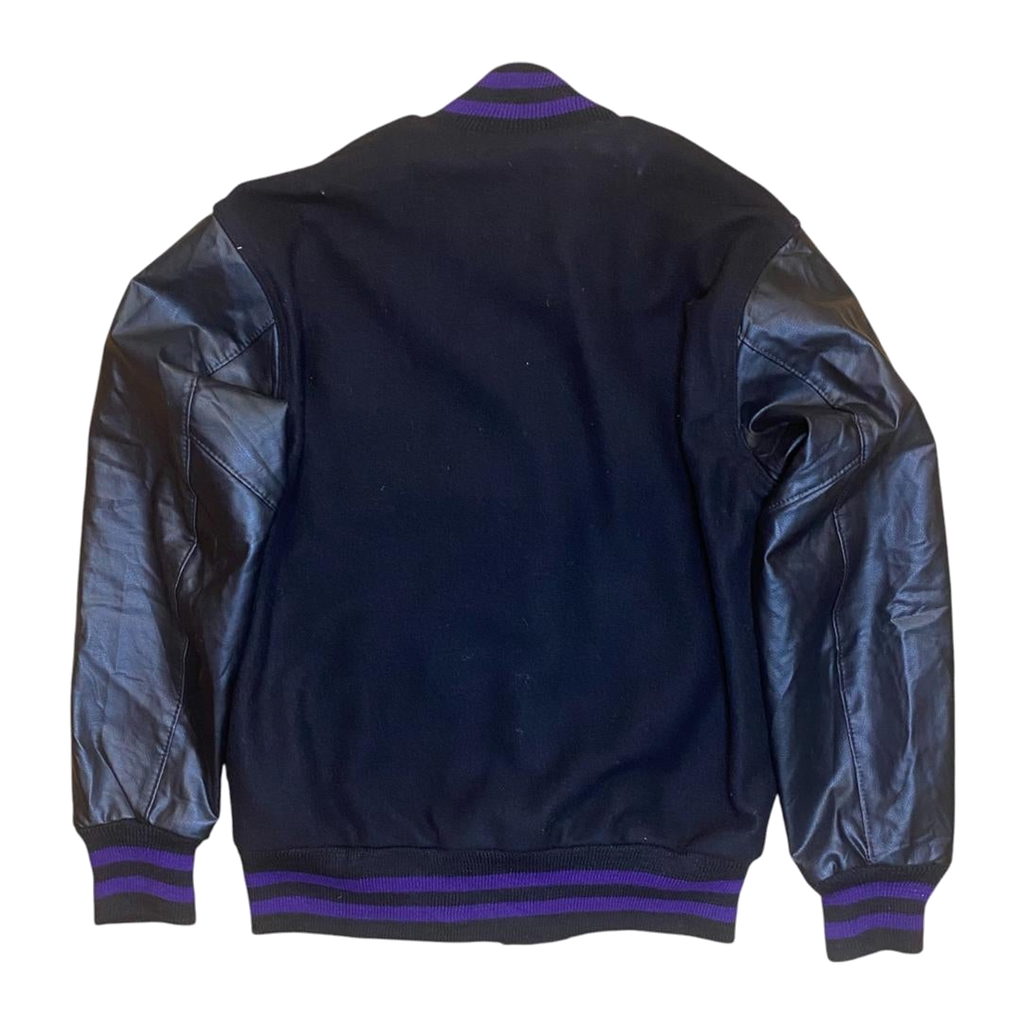 DeLong Varsity Jacket Wool Vintage 2012 New with Tags Black S