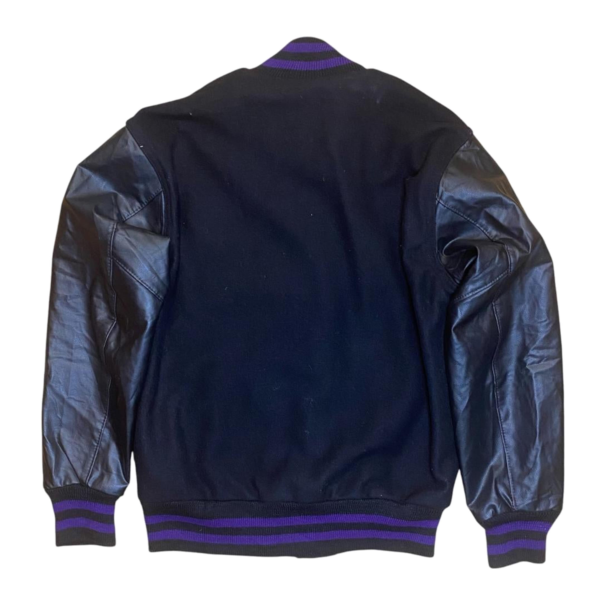 DeLong Varsity Jacket Wool Vintage 2012 New with Tags Black S