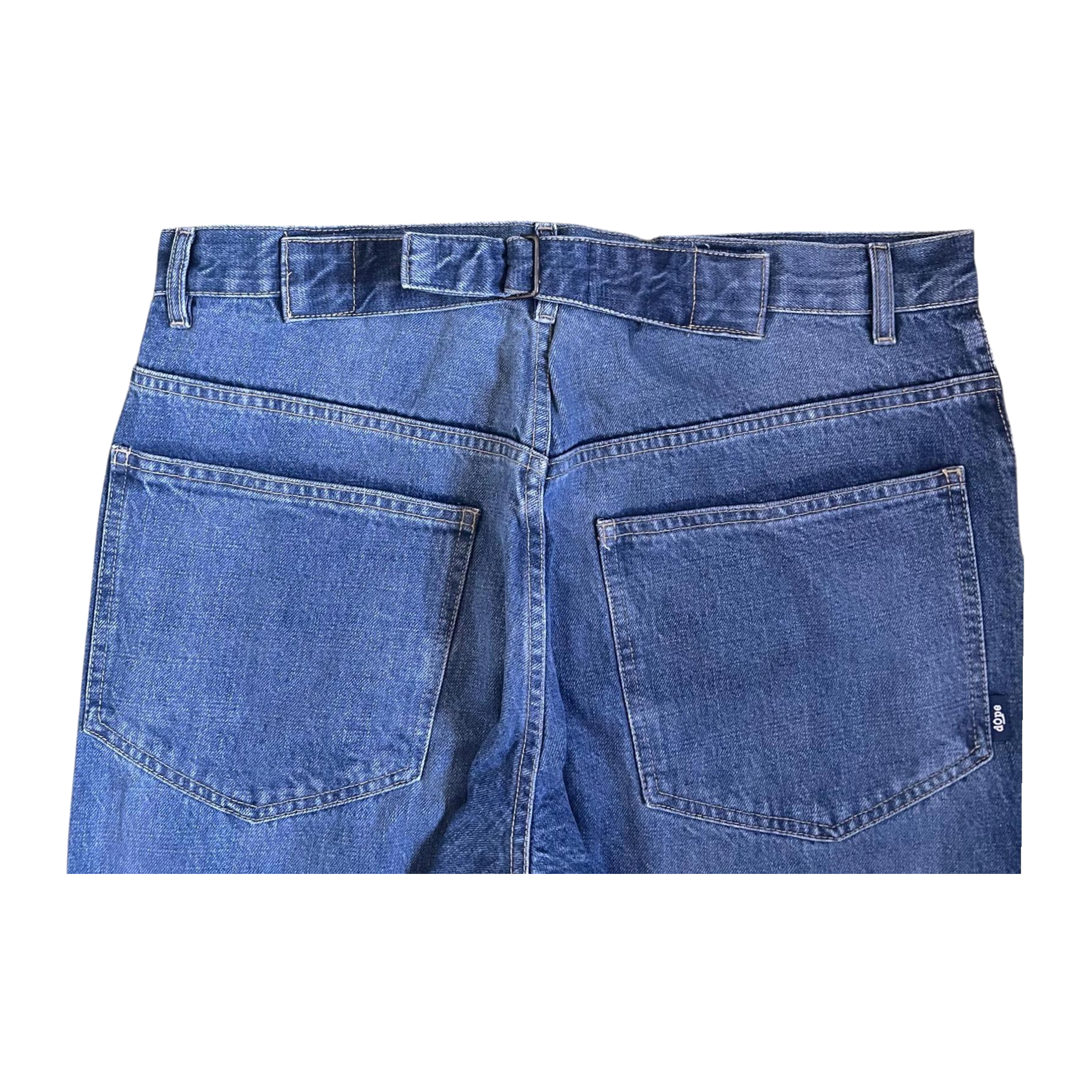 Dope Silvester Blast Wash Men's Y2K New with Tag Straight Leg Denim Jeans W36 L32