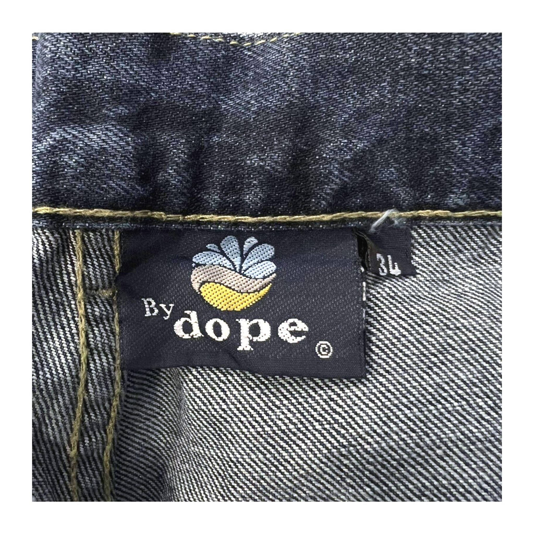 Dope Silvester Blast Wash Men's Y2K New with Tag Straight Leg Denim Jean W34 L32