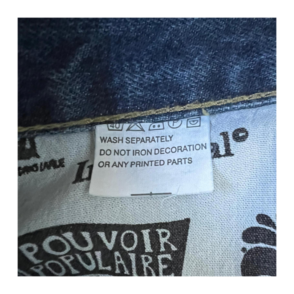 Dope Silvester Blast Wash Men's Y2K New with Tag Straight Leg Denim Jean W34 L32