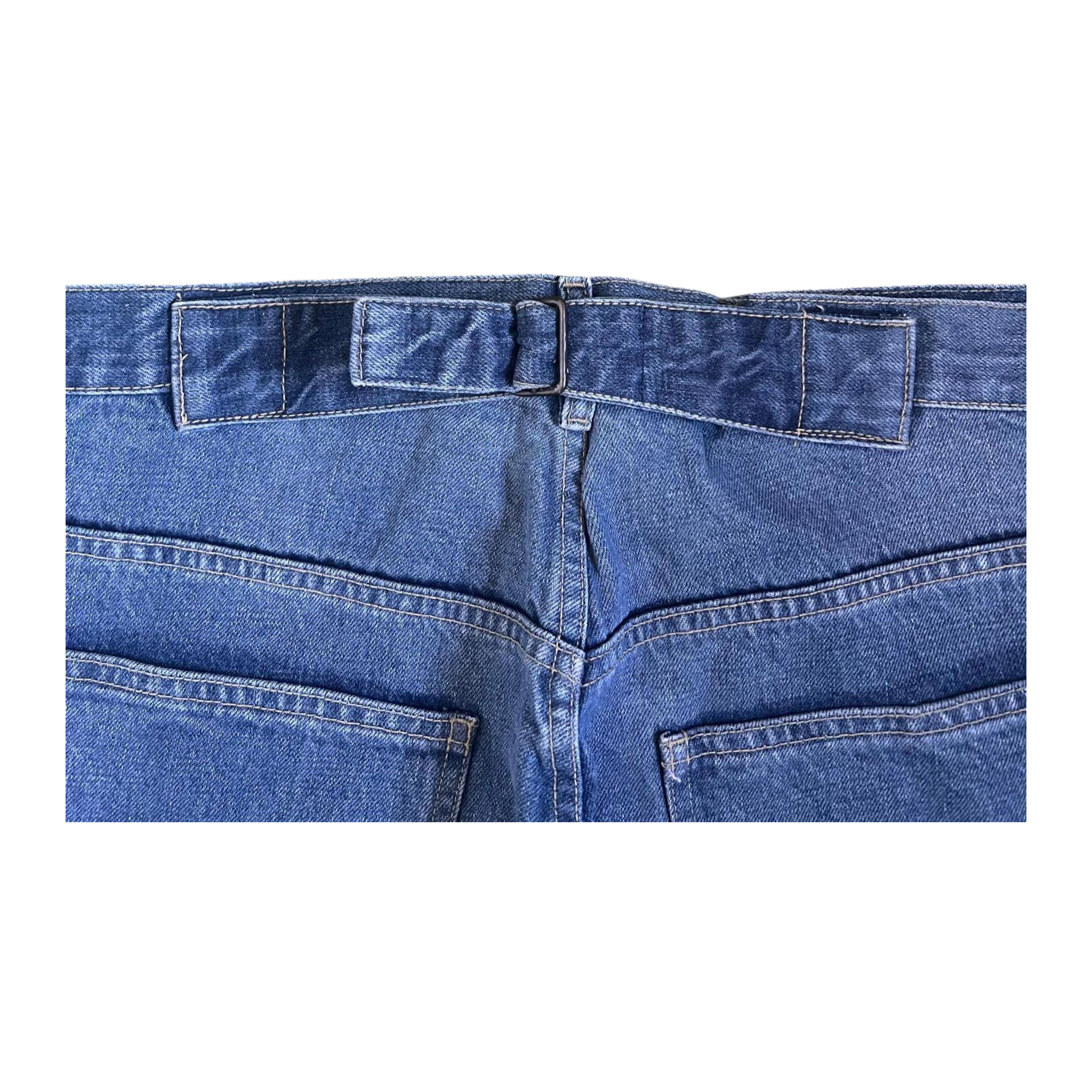 Dope Silvester Blast Wash Men's Y2K New with Tag Straight Leg Denim Jean W34 L32