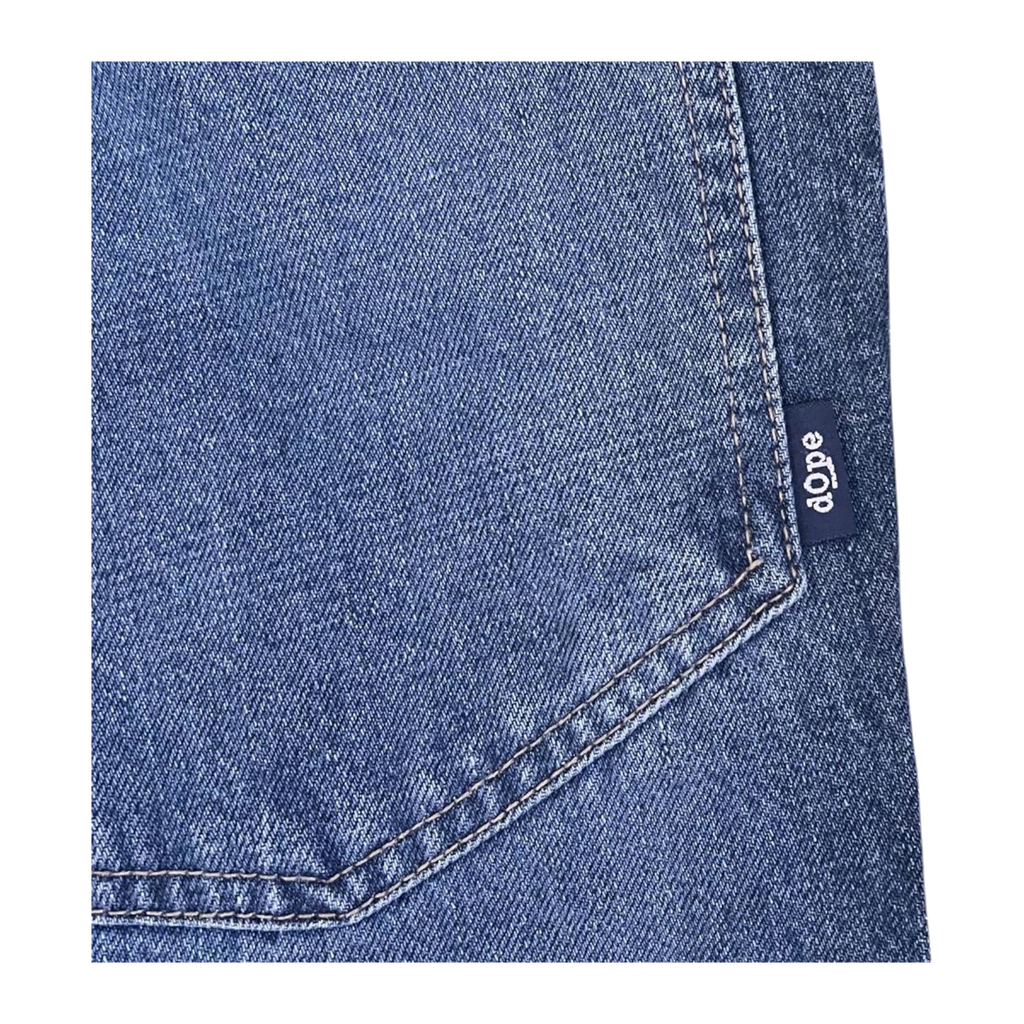 Dope Silvester Blast Wash Men's Y2K New with Tag Straight Leg Denim Jean W32 L32