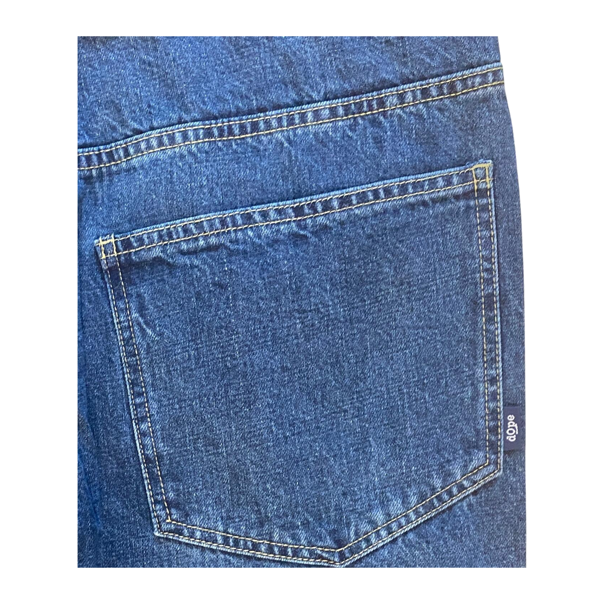 Dope Silvester Light Wash Men's Y2K New with Tag Straight Leg Denim Jean W38 L32