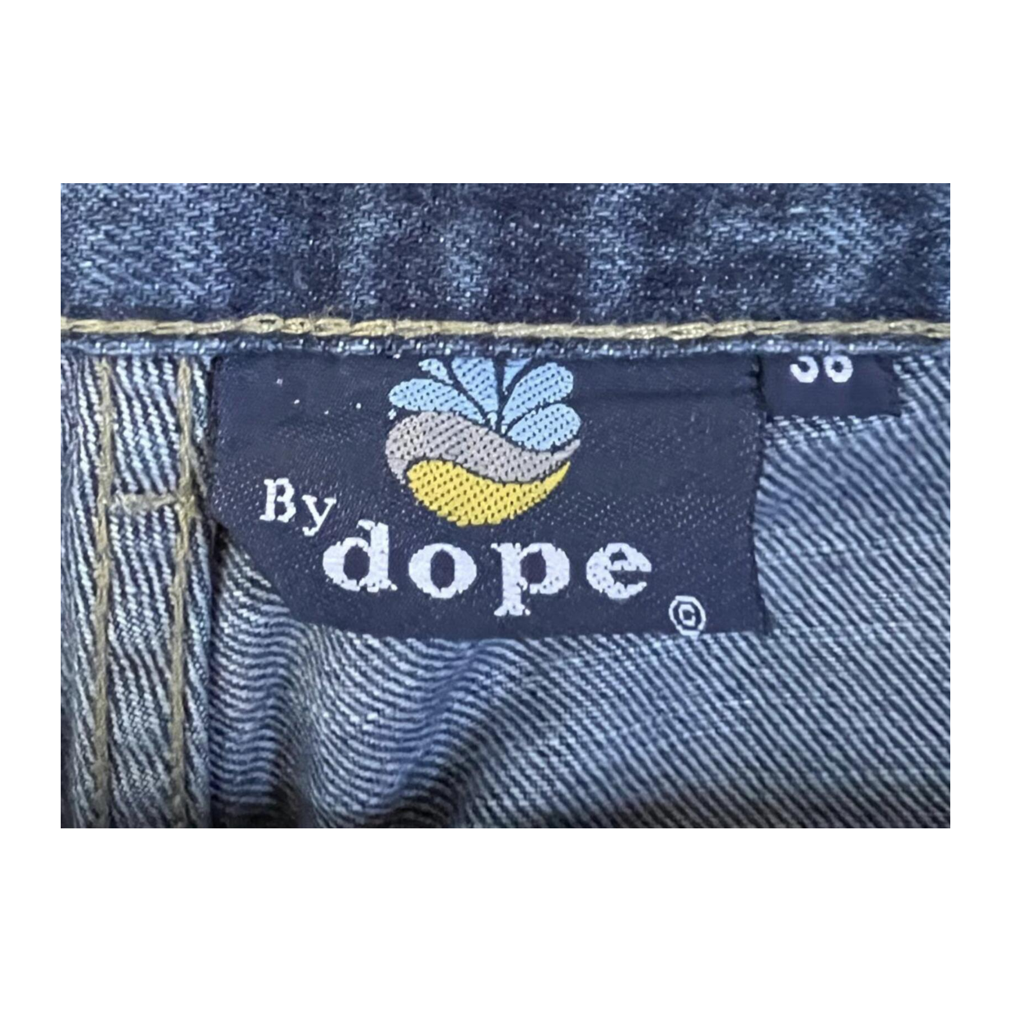 Dope Silvester Light Wash Men's Y2K New with Tag Straight Leg Denim Jean W36 L32