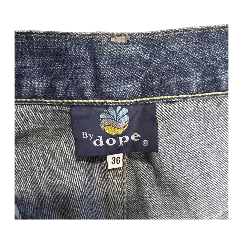 Dope Dirk Blast Wash Men's Y2K New with Tag Straight Leg Denim Jean W36 L32