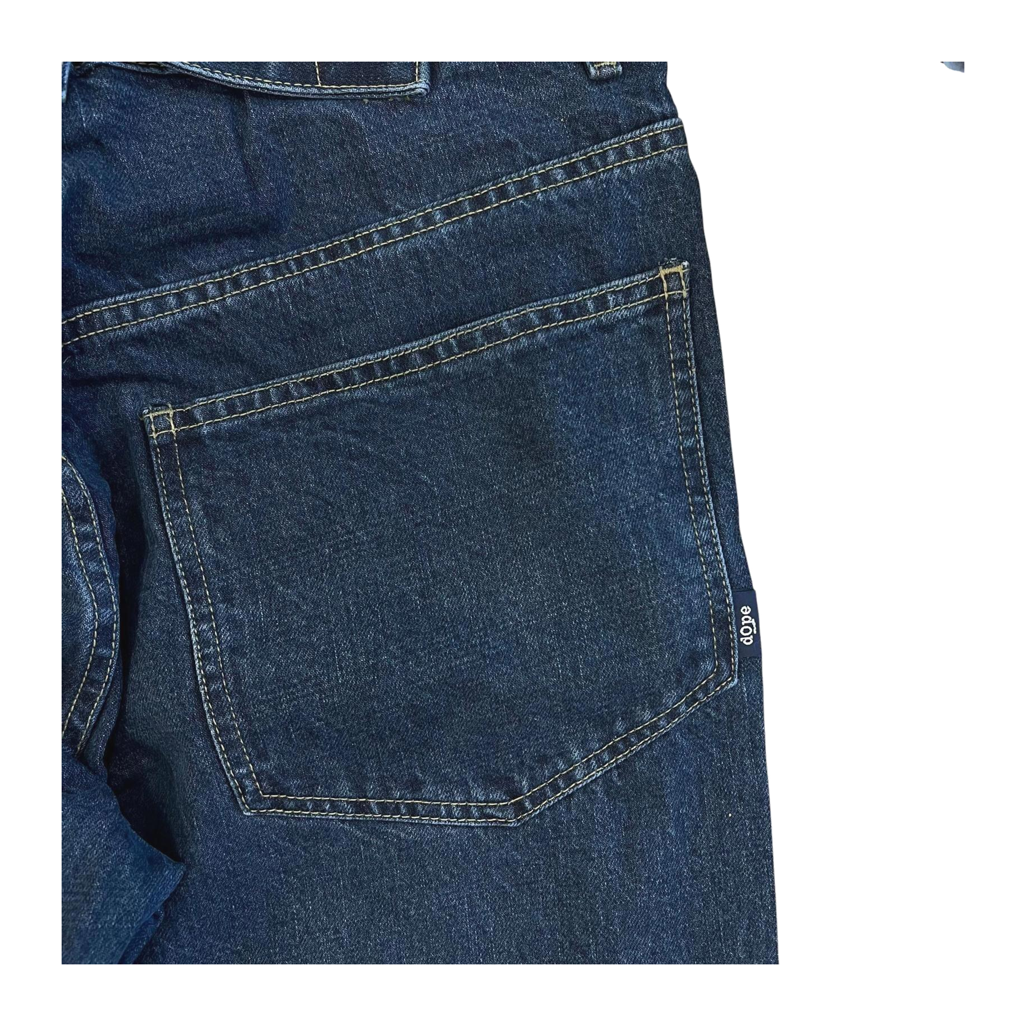 Dope Dirk Light Wash Men's Y2K New With Tag Straight Leg Denim Jean W32 L32