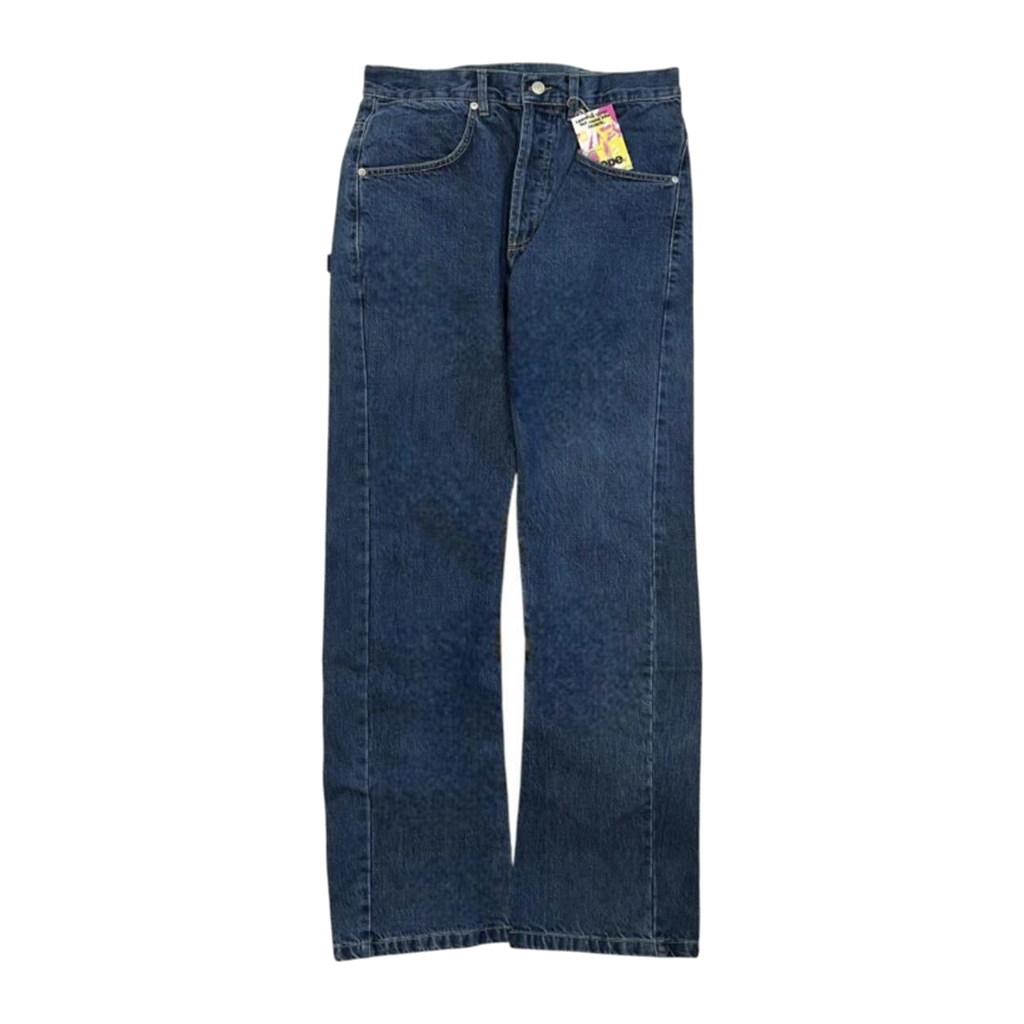 Dope Dirk Light Wash Men's Y2K New With Tag Straight Leg Denim Jean W36 L32