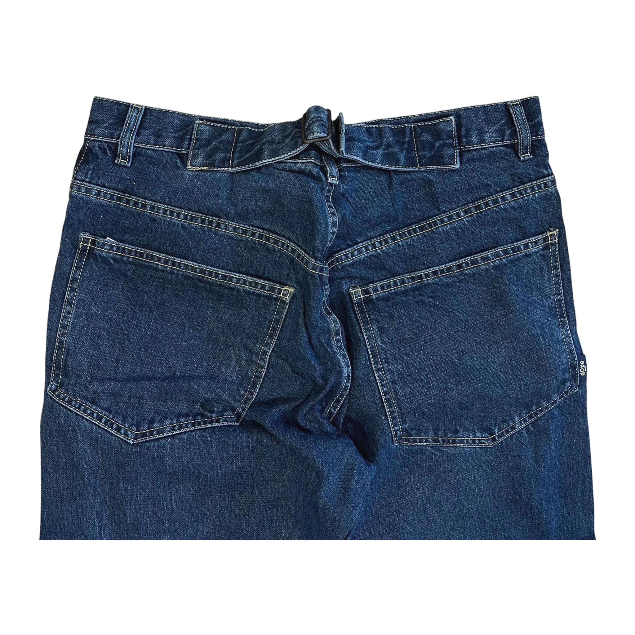 Dope Dirk Light Wash Men's Y2K New With Tag Straight Leg Denim Jean W36 L32