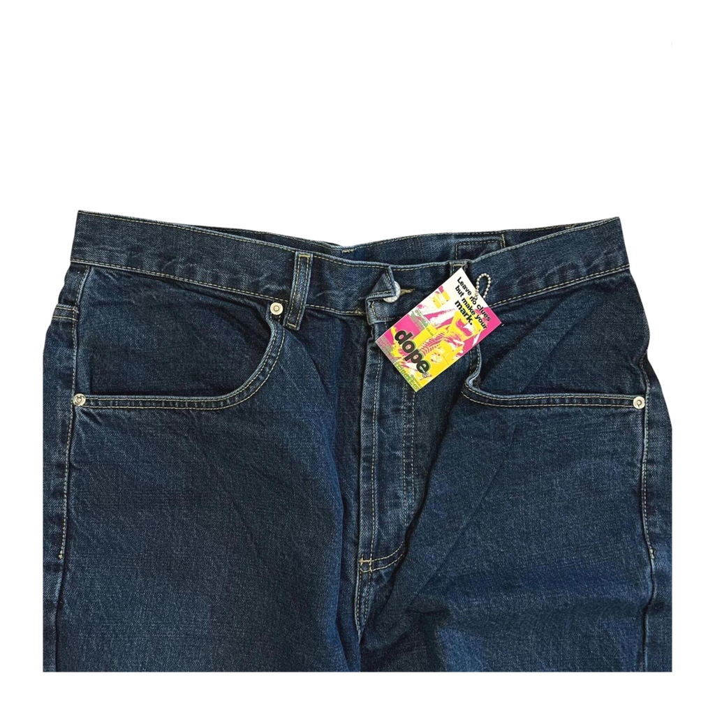 Dope Dirk Light Wash Men's Y2K New With Tag Straight Leg Denim Jean W36 L32