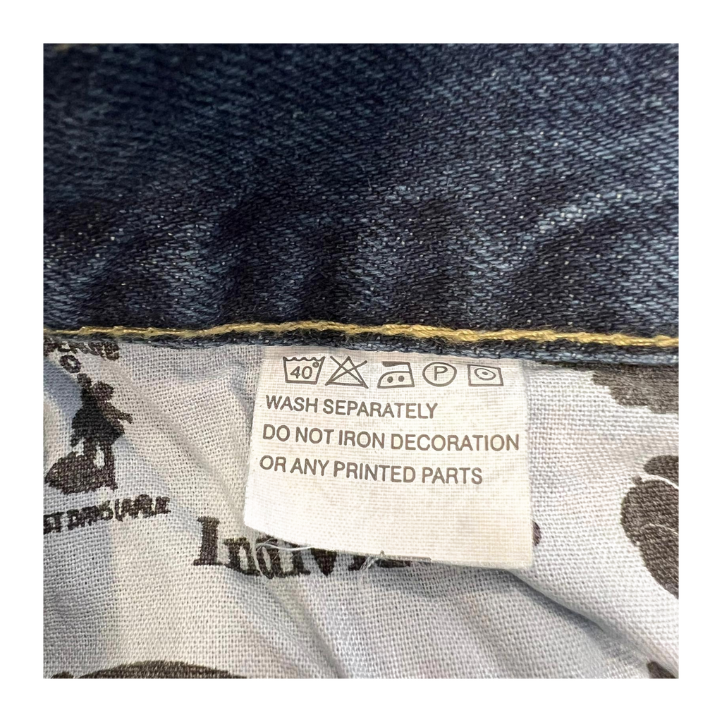 Dope Dirk Light Wash Men's Y2K New With Tag Straight Leg Denim Jean W36 L32