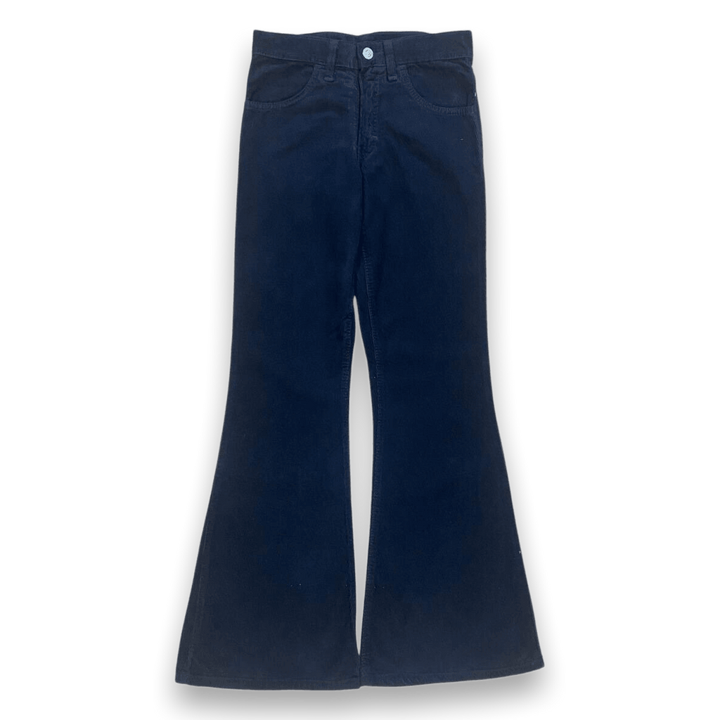 Soho Deadstock Women's Y2K Flared Corduroy Jean Black 14R