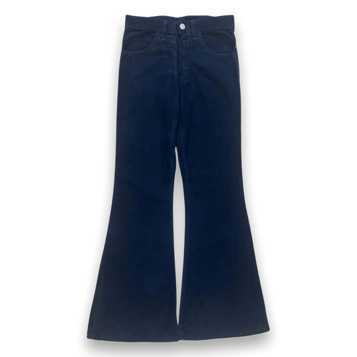 Soho Deadstock Women's Y2K Flared Corduroy Jean Black 14R