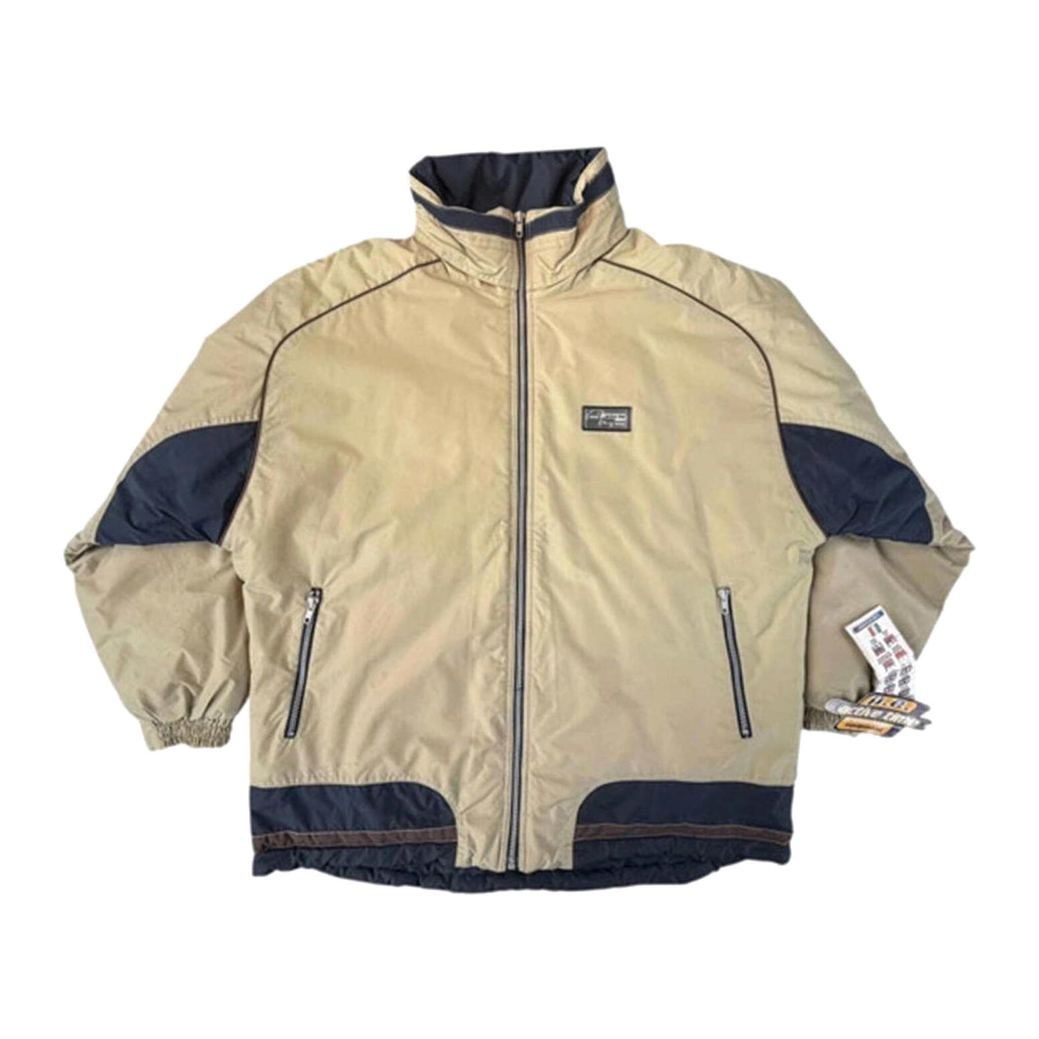 Active Line Dead Stock Y2K Heavy Snowboard Jacket Beige L