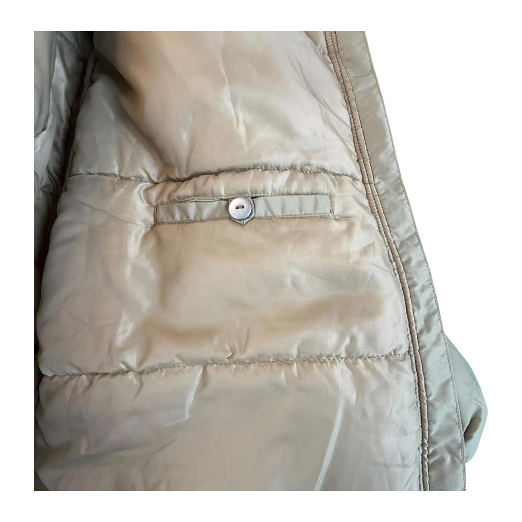 Active Line Dead Stock Y2K Heavy Snowboard Jacket Beige L