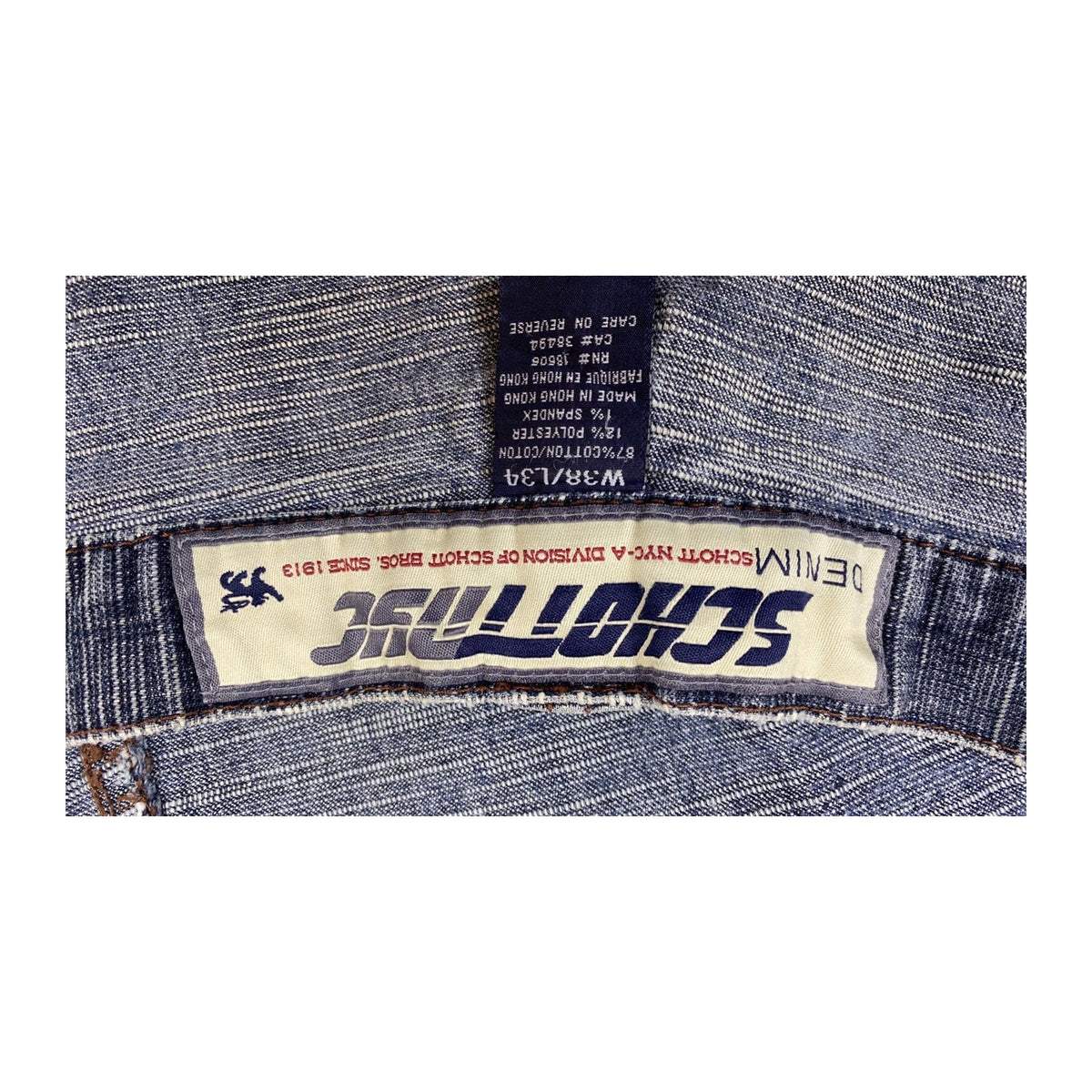 Vintage Schott NYC Hip Hop Baggy Jeans Y2K W38 L34