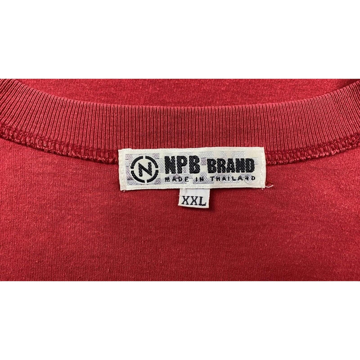Thai Vintage NPB Short Sleeve Pocket T Shirt Red XXL