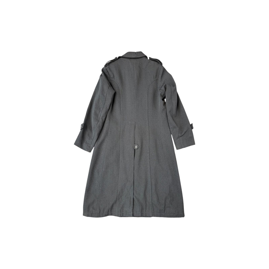 Irvine Sellars Mate's Carnaby St Made in England Vintage 1970s Wool Overcoat Black S