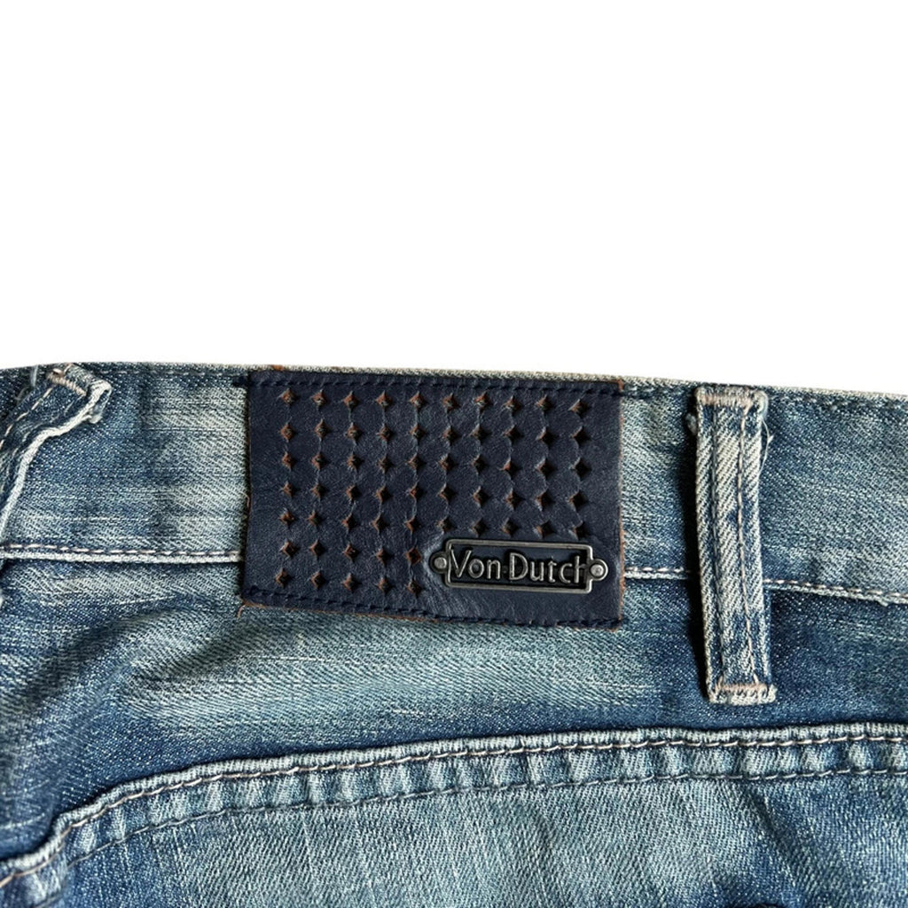 Von Dutch Vintage Y2K Women's Chic Low Rise Slim Denim Jeans 4