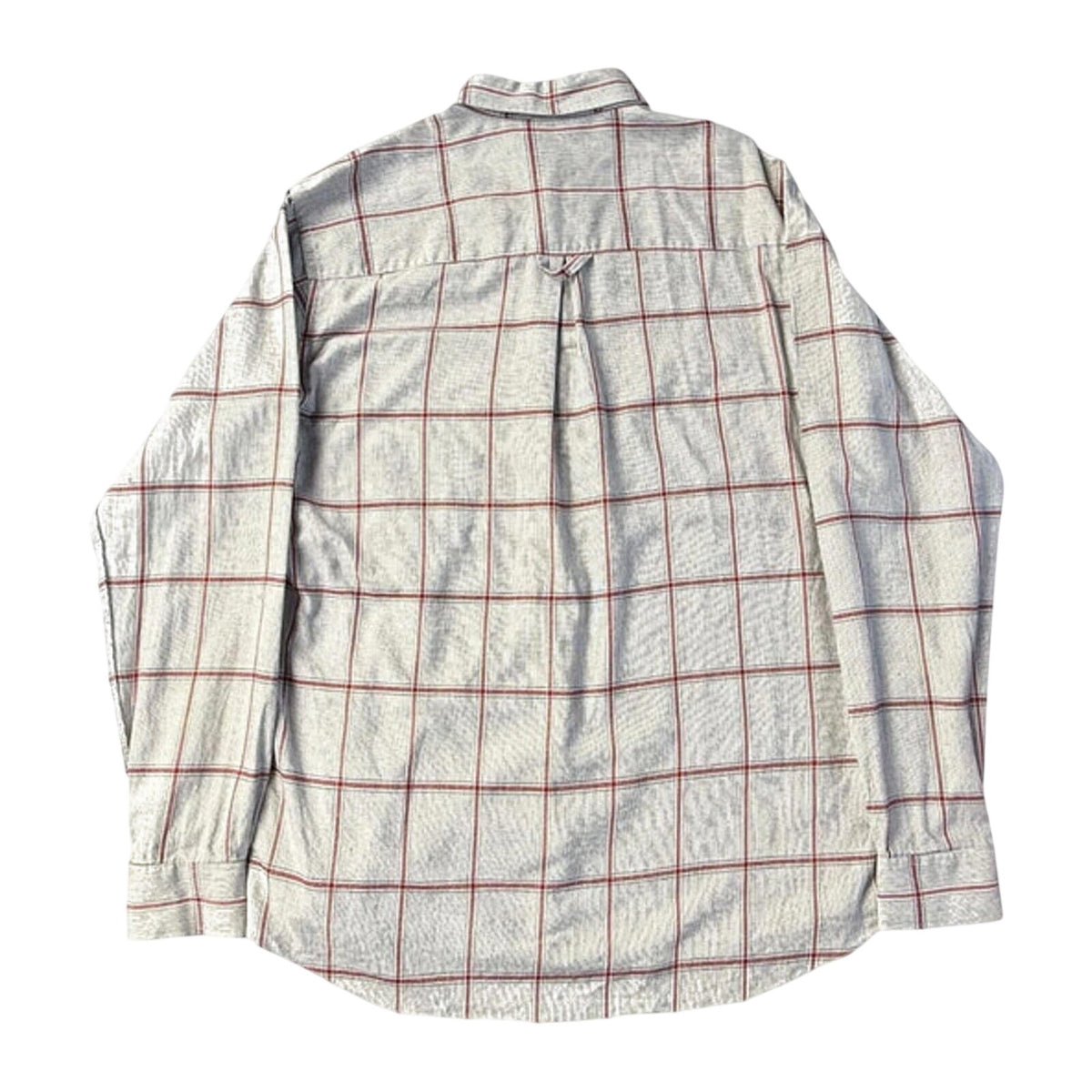 Christian Dior Monsieur Men’s Shirt 1980’s Vintage Pale Grey Red M