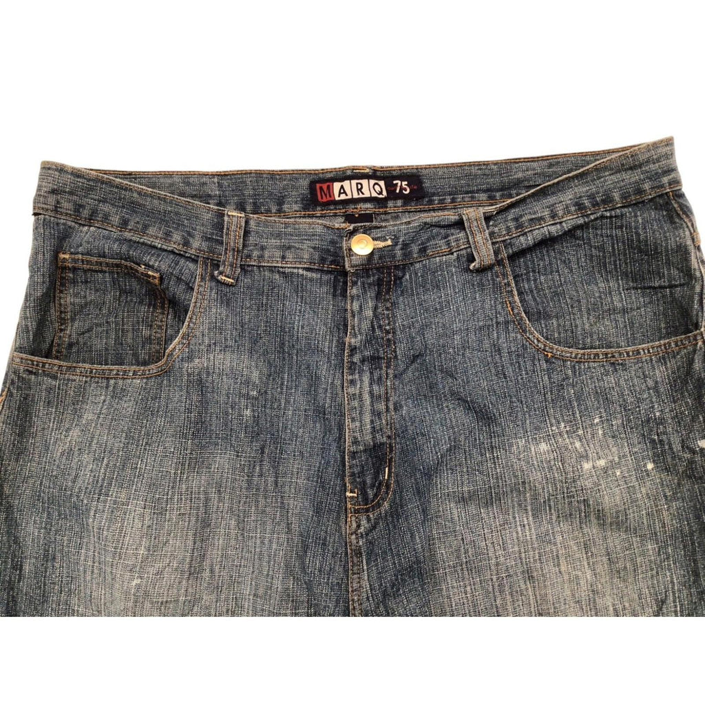 Marq 75 Men's Hip Hop Baggy Denim Jeans Y2K W44 L31