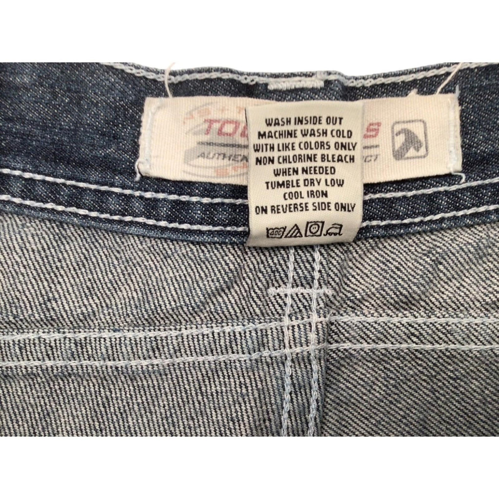 Tool Jeans Y2K Faded Wide Leg Denim Jean W36 L34