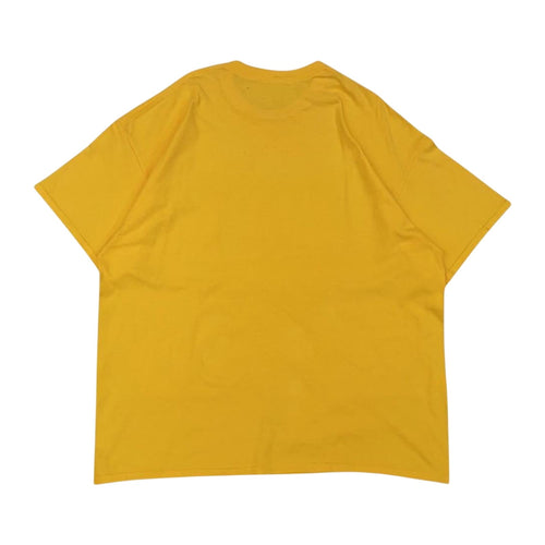 Casual Short Sleeve T Shirt Yellow 2XL