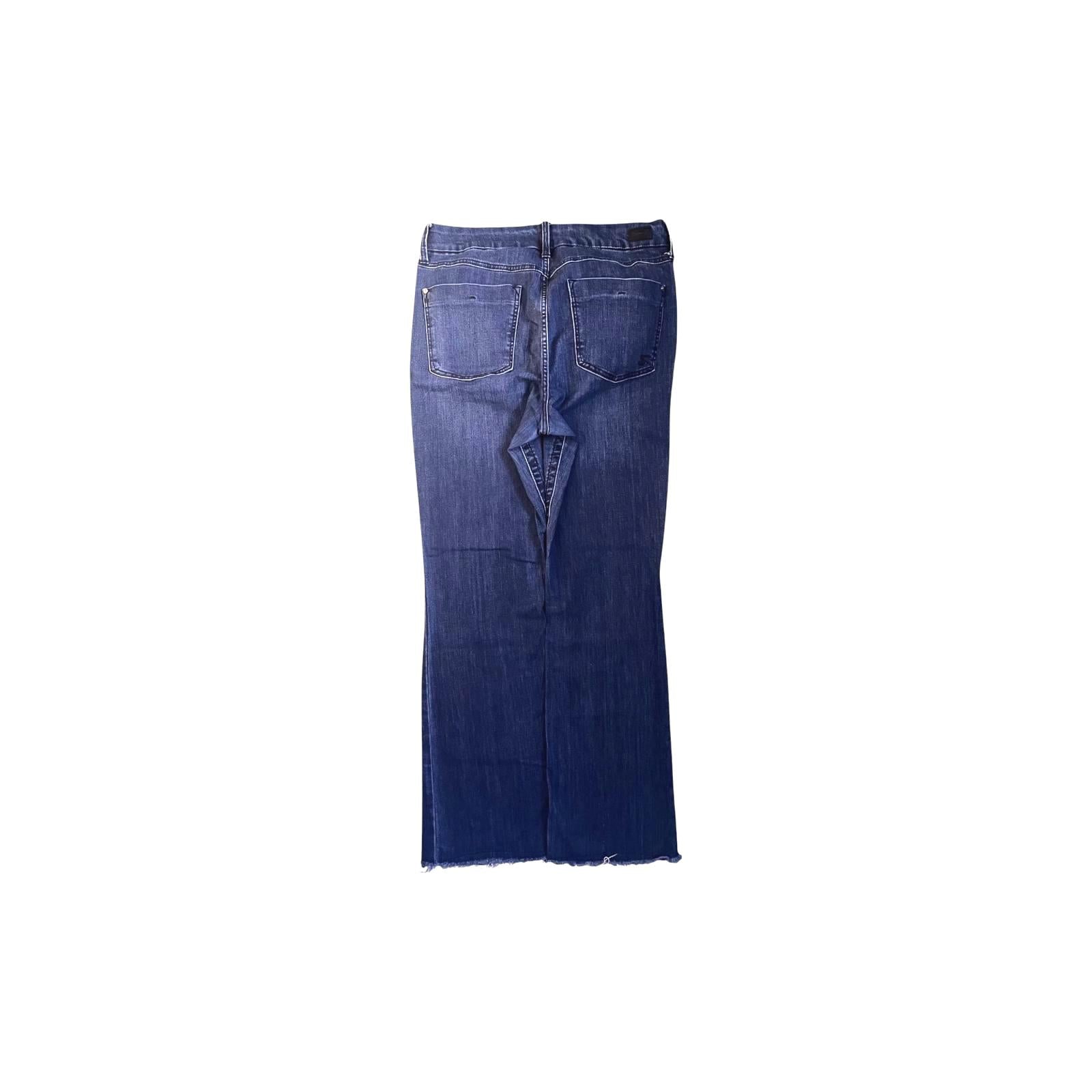 SEVEN7 High Rise Bootcut Denim Jeans Blue Women’s UK 12