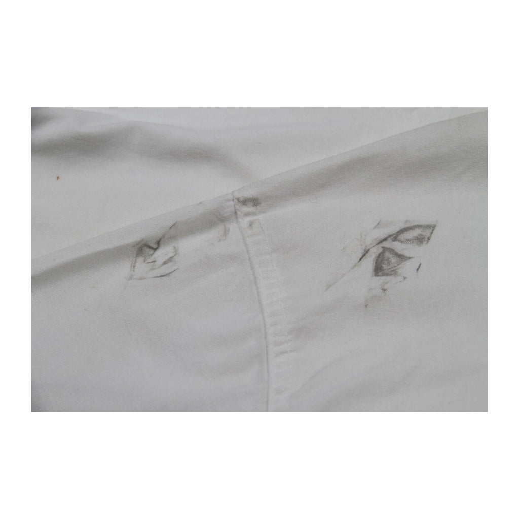 Ceronias Diving Lightweight Long Sleeve Zip Up Hooded Cotton Jacket White L