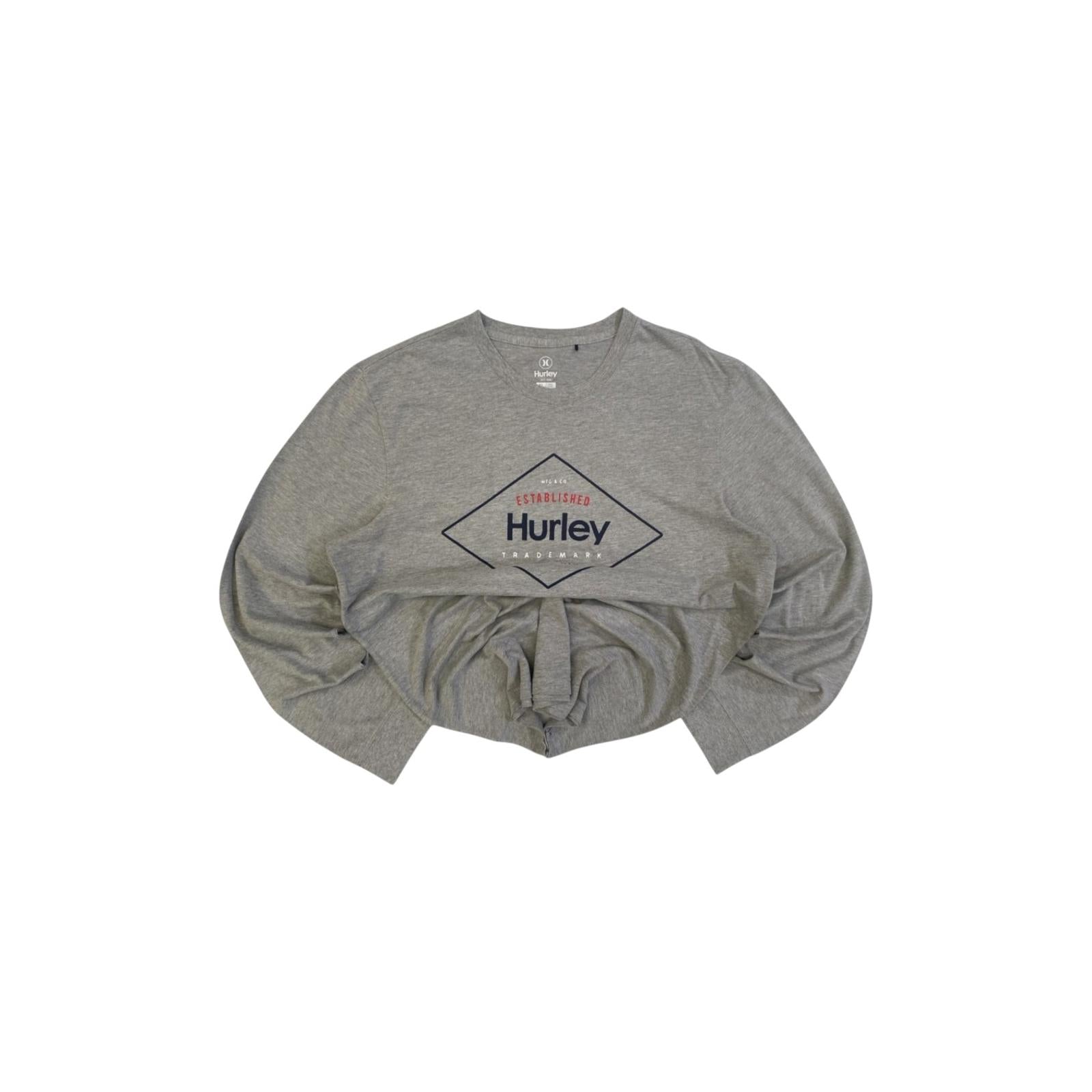 HURLEY Y2K Surf Long Sleeve T Shirt Grey XL