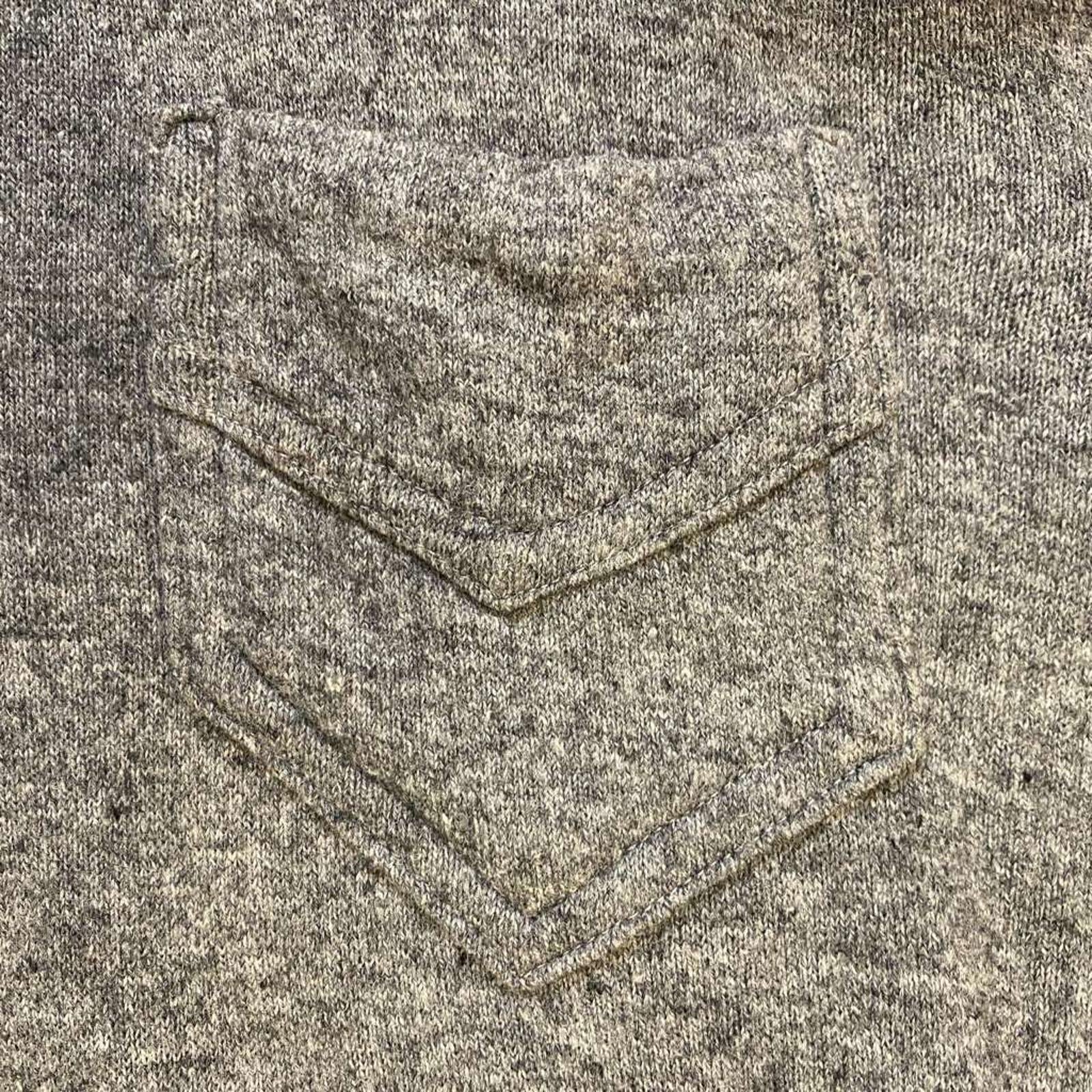Sabre Vintage Button Up Long Sleeve Shirt Grey M