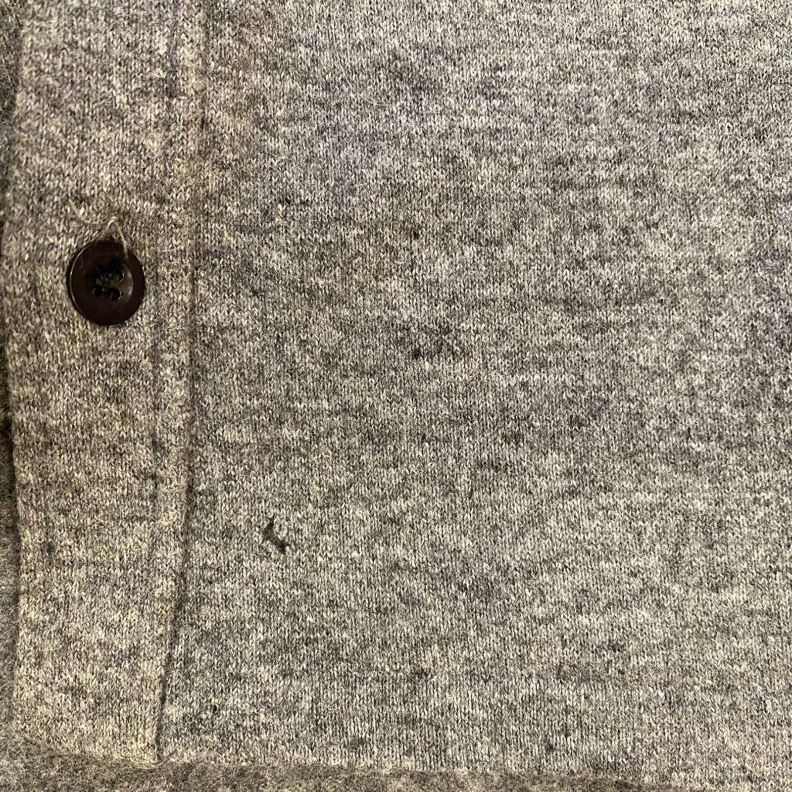 Sabre Vintage Button Up Long Sleeve Shirt Grey M