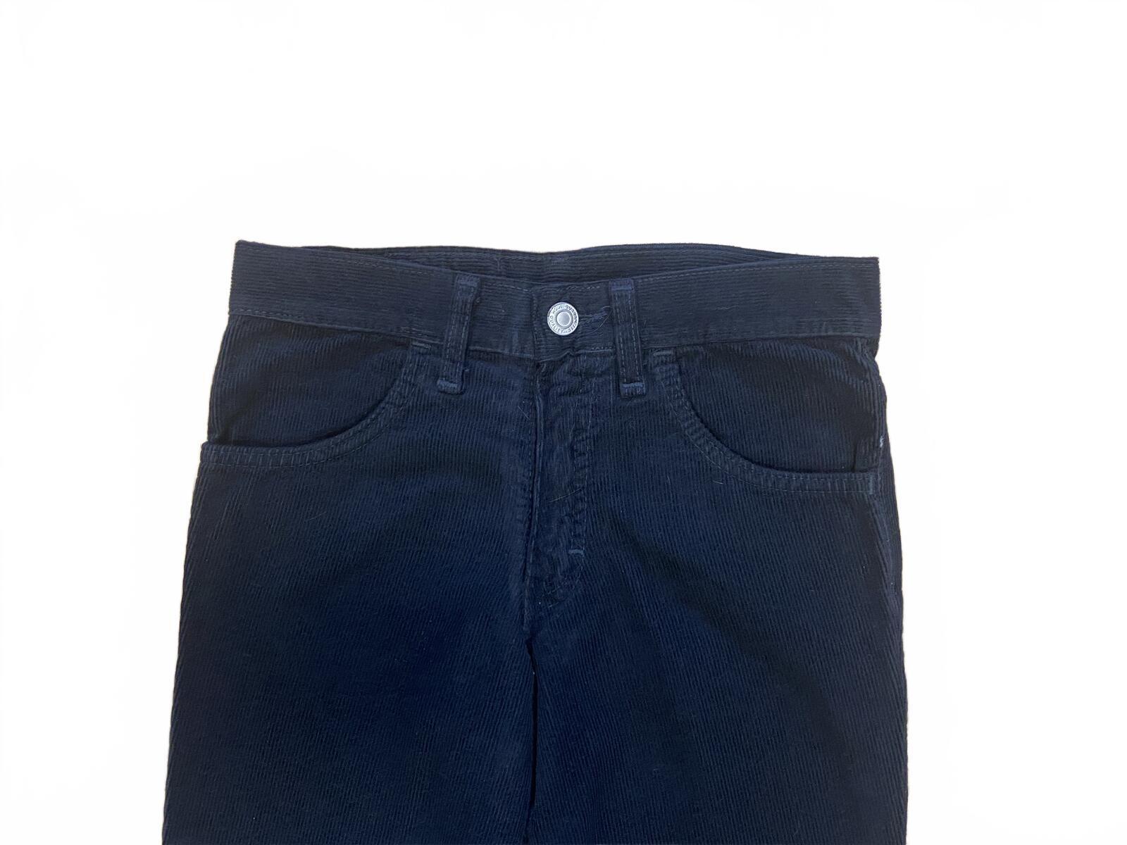 Soho Deadstock Women's Y2K Flared Corduroy Jean Black 14R