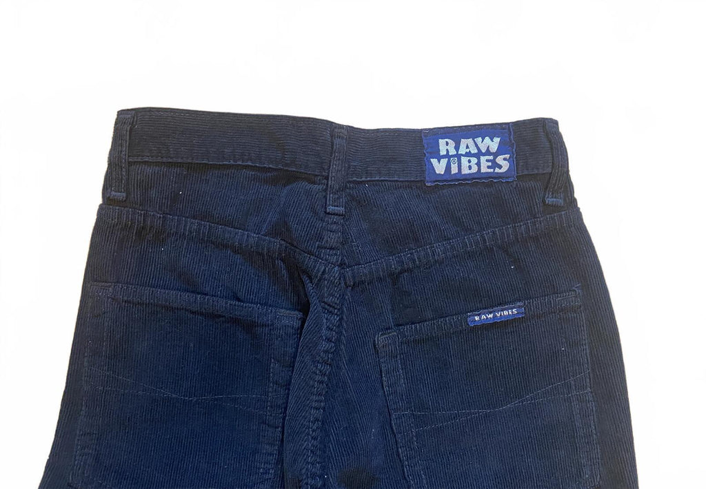 Raw Vibes Deadstock Women's Y2K Corduroy Flared Denim Jean 2