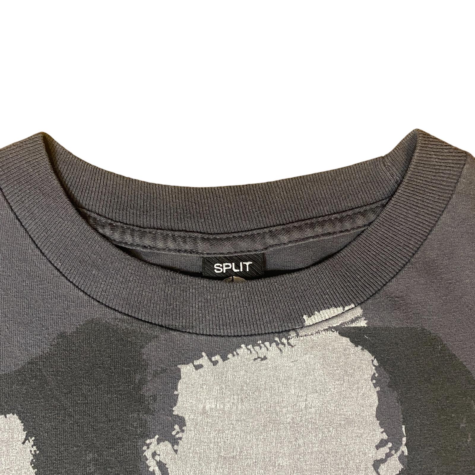 Split Skateboards Y2K Skull Short Sleeve T Shirt Grey M