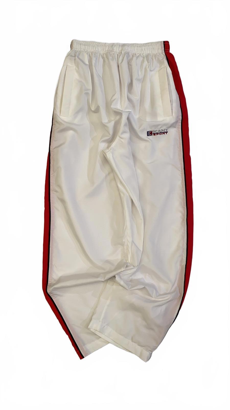 Karl Kani 90s Hip Hop Track Trouser White M