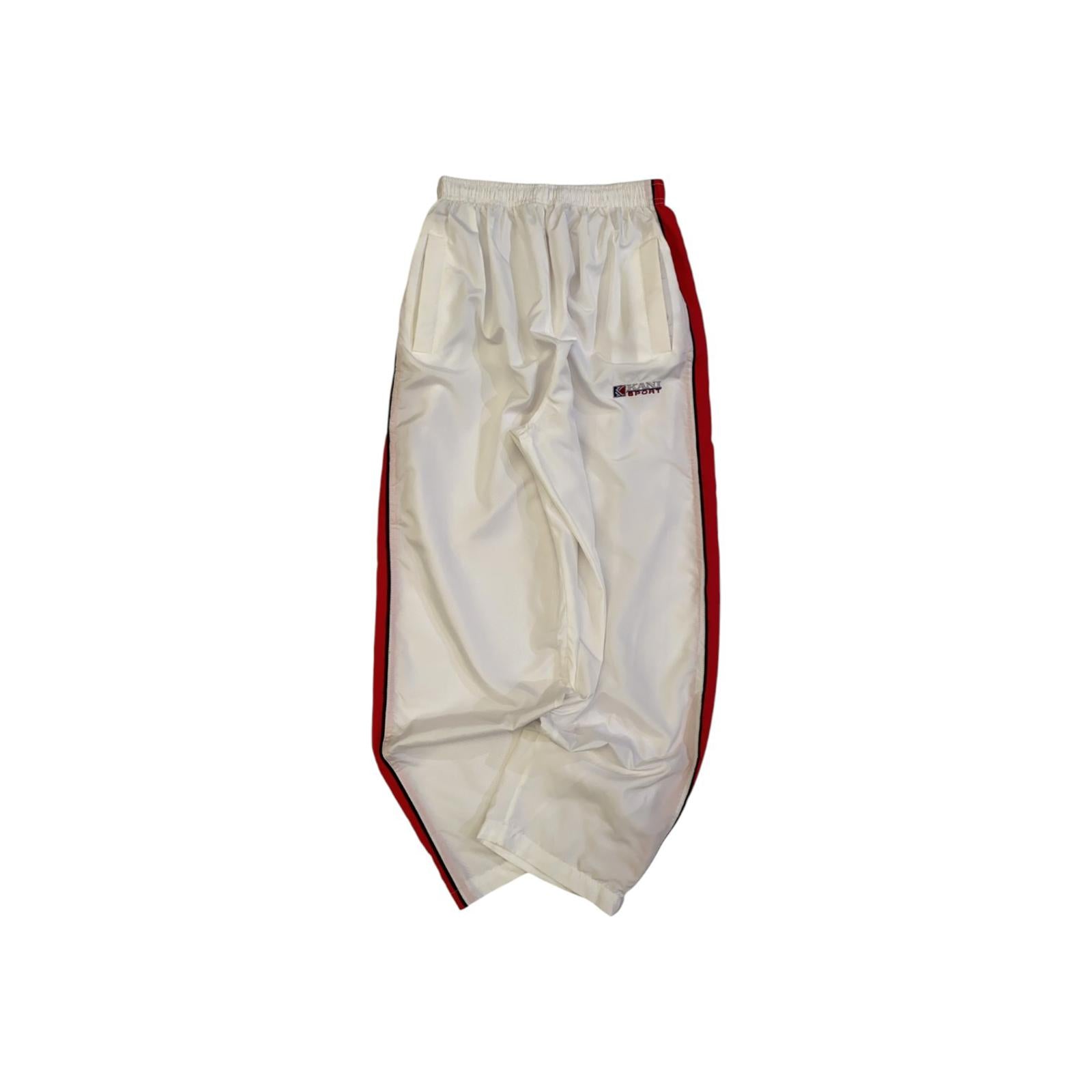 Karl Kani 90s Hip Hop Track Trouser White M