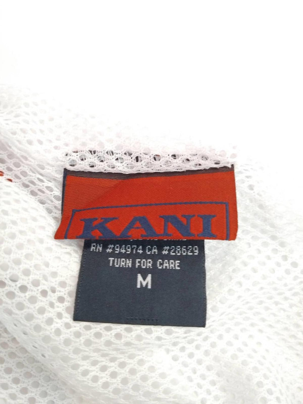 Karl Kani 90s Hip Hop Track Trouser White M