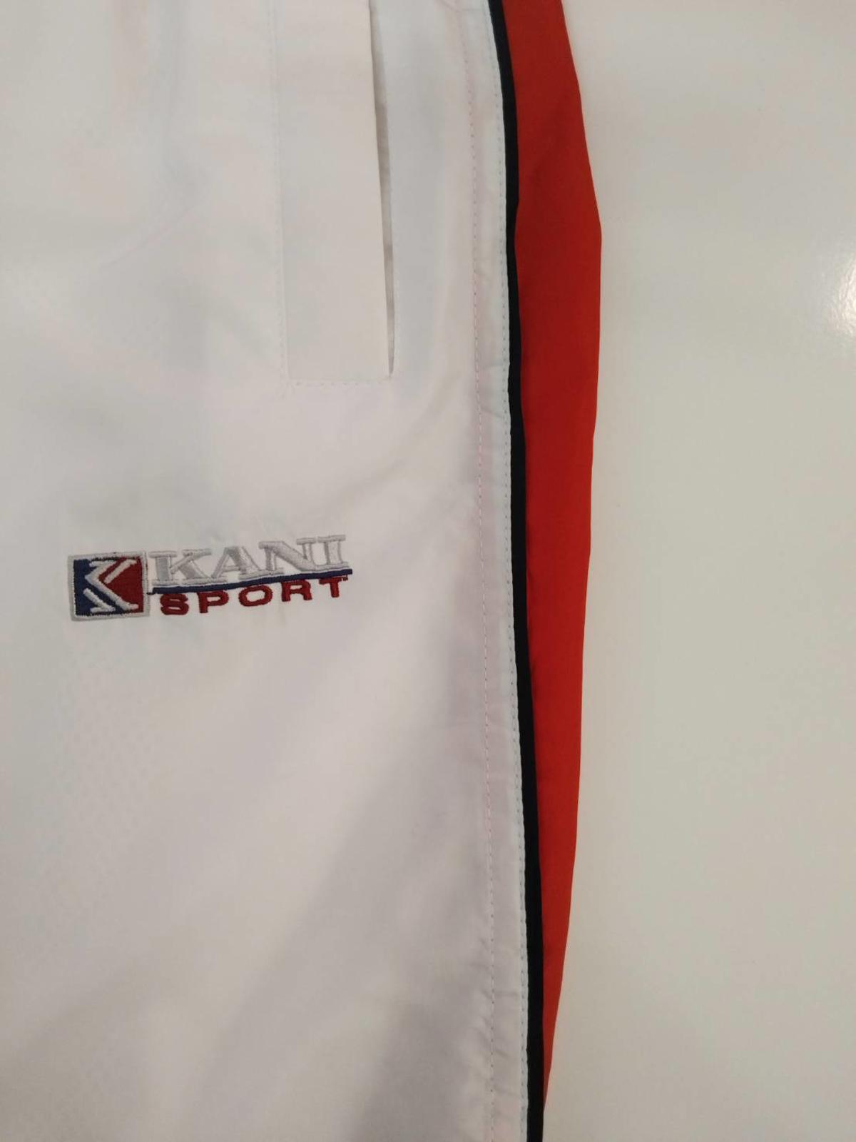 Karl Kani 90s Hip Hop Track Trouser White M