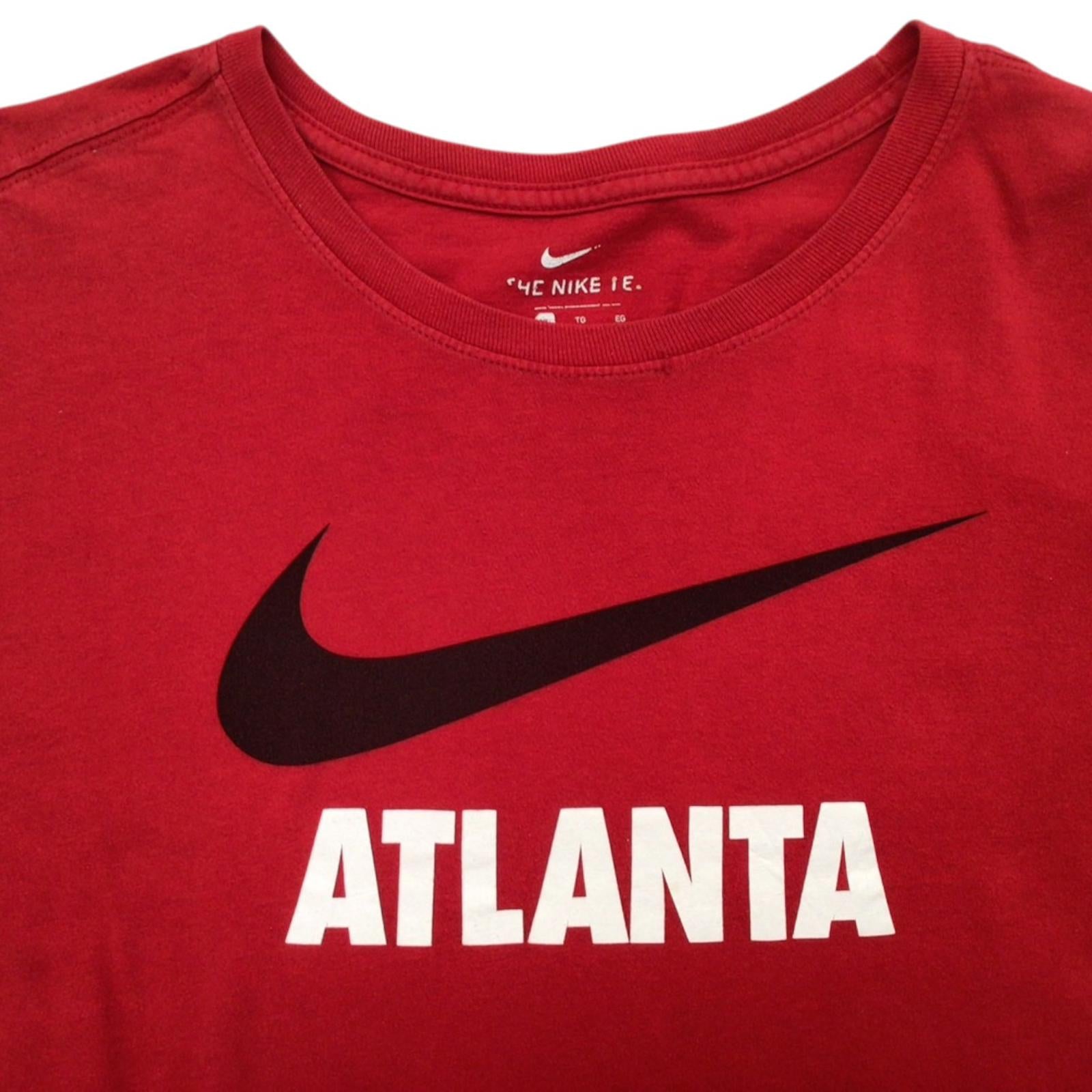 Nike Atlanta Short Sleeve T Shirt Red XL